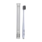 CARECUB White Flat Head Toothbrushes - BPA-Free, Ultra Soft Micro Nano Bristles for Gentle Cleaning, Perfect for Sensitive Teeth, Oral Care Bliss, Youth & Adults Pack of 2 - Image 2