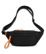 Crossbody Sling Bag for Women & Men, Adjustable Strap, Nylon Hands-Free Fanny Bag, Anti-Theft Travel Bag, Outdoor Adjustable Sports Waterproof Travel Waist Bag - Image 2