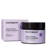 Cureskin Vitamin Boost D Tan Face Mask for Glowing Skin | Fruit Based AHA Tan Removal Face Pack for Women & Men | Brightening Face Mask - Image 2