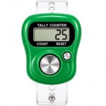 Dhar's Enterprise Digital Finger Counter for Naam Jap, Green, Pack of 1 | Naam Jap, Mantra Chanting, Tasbeeh & Meditation Counter Ring with LCD and Reset Button - Image 2
