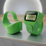 Digital Finger Ring Counter, LCD Display, LED Back Light in Display, up to 99999 (Pack of 1- Any Random Colour Will Be Sent As Per Availability) (Parrot Green) | One-Button Reset, Finger Wear Design, Compact & Portable, Tally Counter - Image 2