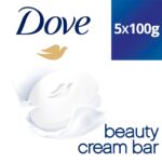 Dove Cream Beauty Bathing Bar With ¼ Moisturizing Cream To Give You Softer, Smoother Skin, 100 g (Buy 4 Get 1 Free) - Image 2