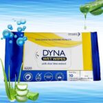 Dyna 1 Pack of 10 - Easy Bath Wet Wipes with Aloe Vera Extract. 32 x 32cms Wet Wipes for Adults and Patients. Moisturizing Bath. 10 Pulls/Pack- Microwaveable Bed Bath Towel Moq 10 - Image 2