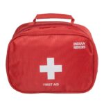 Fabric & Nylon First Aid Pouch (Red) - Image 2