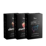 ForMen Joymax Premium Pleasure Condoms Kit For Men | Delay Condoms With Chocolate & Strawberry Flavored | Disposable Pouches - Pack Of 3 - Image 2