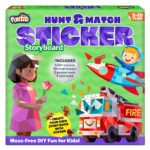 Funtad Stickers Mess-Free DIY Art Activity & Story for Kids - Hunt & Match |550+ Stickers Number Matching Story-Based Learning Toy with 10 Boards|Screen-Free Fun| Gift For Boys & Girls Age 5,6,7,8,9,10 yr - Image 2