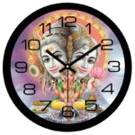 God Print Wall Clock for Home Bedroom Hall Living Room Office |Home Decorative Art Collection (Pack of 1_WC-80) - Image 2