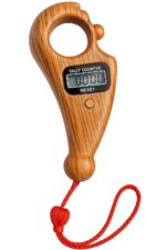 Hanumex Digital Finger Tally Counter with Rotating Prayer Beads and Wooden Finish – Handheld Clicker with Display & Reset Button for Prayer, Meditation, Counting and Events - Image 2