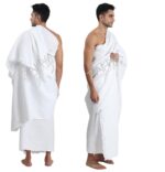 Honeycomb Weave Ihram for Men – 100% Cotton, Breathable, Quick Dry, Lightweight – Hajj & Umrah - Image 2