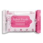 House of Wellness Velvet Fresh Intimate Wet Wipes for Women – pH Balanced Feminine Hygiene Wipes with Aloe Vera, Vitamin E, Tea Tree Oil & Lactic Acid, Alcohol-Free, Hypoallergenic, Biodegradable, Travel-Friendly - Image 2