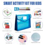 Kids Activity Kit: 365-Page Activity Sheets, Document Folder, Pencil Set, 6 Water Color, 10 Color Pencils, Magnifying Glass For Kids, Highlighter, Sketch Pen, 10 Shades Crayons - Image 2