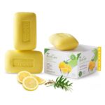 Kozicare Lemon and Tea Tree Soap with Kojic Acid Pack of 3 - Detan Bathing Soap for Glowing Skin - Brightening Body Soap for Men and Women All Skin Types - Image 2