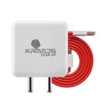 Kratos 65W Fast Charger Adapter & USB-A to Type C Cable Combo, Compatible with OnePlus, Realme, Xiaomi, Redmi, Oppo, Vivo & Other Smartphones, Type C Charger Supports Dash, Warp, Vooc,SuperVooc - Image 2