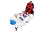 LINE2design Complete Molle Bag Kit - Emergency Survival First Aid Kit - Advanced Safety Rescue Outdoor EMS Bags Medical Supplies - Perfect Military Tactical Backpack - Red - Image 2