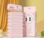 Labros Mini Baby Wipes Disposable Portable Pocket Water Wipes for Baby Skin Care – 64 Wet Tissues Pack – Gentle Alcohol-Free Moisturising Cleansing Wipes for Baby Hands, Face & Diaper Care - Image 2