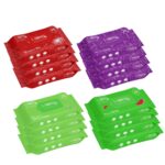 Liora Wet Wipes, Daily Cleansing, Refreshing & Moisturizing Facial Wipes | Aloe Vera Enriched | Rose, Lavender, Watermelon & Cucumber | Anti-Acne, Biodegradable | 25 Wipes Each, Pack of 12 (300 Wipes) - Image 2