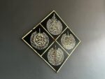 MAVENGLO Islamic Wall Decor Items 24x24 Inch | Ayatul Kursi Surah Al Falaq Surah An Nas Wall Art | Allah Muhammad Arabic Calligraphy Wall Frame Set | Islamic Home Decor for Living Room Bedroom Office | MDF Wood - Image 2