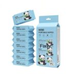 Mini Baby Wipes Disposable Portable Pocket Water Wipes Baby Skin Care Wet Tissue Travel Children Baby Hand & Face Baby Sanitizing Cleansing/Moisturising Wipes For Fresh(64 Wipes X 1 Pack) - Image 2