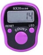New 2Pc LED Counter 5 Digit Counting Machine Pooja Mantra Tasbeeh Finger Counter Tally - Image 2