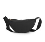 OBLIQUE Krescent Sleek Sling Bag for Men and Women | Small Black Crossbody Bag Made with Durable and Lightweight Polyester | Compact Design Fanny Pack with Adjustable Straps | Side Body Travel Bags - Image 2