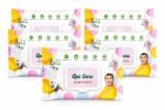 Opt Care Baby Wipes (80 Wipes x Pack of 3 - 240 Wipes ) – 150 × 200 mm | Aloe Vera & Vitamin E | Alcohol-Free, Paraben-Free | pH Balanced | Mild & Gentle | Sensitive Skin Friendly | Soft Baby Hygiene & Daily Cleaning Wipes - Image 2