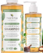 Organic Argan Shampoo For Oily Hair. The Only pH 5.5 Balanced Itchy Scalp Shampoo Gentle Enough for Sensitive Skin, Infused with Peppermint Essential Oil and Wild Soapberries, 8.5 ozâ€”by Tree To Tub - Image 2