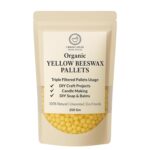 Organic IP Grade Yellow Beeswax Pallets for DIY Crafts Like Soaps Balms& Lipsticks, Best for Therapeutic Applications.Unscented (Beeswax (250 GMS)) - Image 2