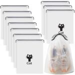 Pack of 10 Pcs Shoe Bag Cover for Shoe Storage & Travelling Drawstring Bags Waterproof, White - Image 2