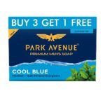 Park Avenue Premium Men's Soap, Cool Blue with Menthol & Multi-Mineral Energizers, Citrus, 125 g, Pack of 4 - Image 2