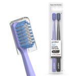 Perfora Dream White Toothbrush For Kids & Adults | With Smart Indicator Bristle | Super Soft Bristles For Sensitive Teeth | Tooth Brush Combo Pack Of 2 | Lavender Love & OG Black - Image 2