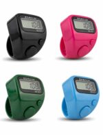 SXH5136 Digital Finger Ring Tally Counter, LCD Display, Reset Button, Pack of 4, Multicolour, tasbeeh for Pray, Finger Counter, Creates Ease - Image 2