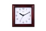 Safal Wooden Wall Clock (20.32cm x 20.32cm, Style No SQ 4001) - Image 2