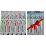 Sensora 6 Pcs Combo of Soft Bristles Toothbrush (Buy 6 Get 4 Free) | Manual Toothbrush For Adults, Prevents Gum Problems, | 4 Tongue Cleaner FREE | Multicolor - Image 2