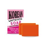 Slimzee Korean Whitening Soap, Skin Brightening Face and Body Bar with Kojic Acid, Vitamin C, Niacinamide for All Skin Types, 100g, Pack of 2 - Image 2