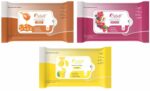 Soilsoft Lemon Honey Almond Berry Blast Wet Wipes 75 Sheets Refreshing Moisturizing Cleansing Tissue for Face Hand Body Daily Hygiene Travel Use Pack (H&A + BB + LEM) - Image 2