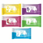 Soilsoft Wet Wipes Combo Pack 75 Sheets | Lemon Berry Blast Aloe Vera Ice Fresh Lavender Refreshing Disposable Cleaning Tissues for Face Hand Body Daily Hygiene Use - Image 2