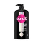 Sunsilk Stunning Black Shine Shampoo 1 L|| With Amla + Oil & Pearl Protein|| Gives Shiny|| Moisturised and Fuller Hair - Paraben Free - Image 2
