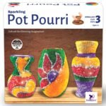 TOYKRAFTT Sand Art N Craft Pot Painting, DIY Painting Kit for Kids 8 to 12 Years Old, Gifts for Girls Boys, Sparkling Pot Pourri - Image 2