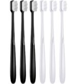 Toothbrush for Sensitive Gums, Micro Fur Manual Toothbrush with 20000 Soft Floss Bristle for Men, Women, Elderly, Braces and Gum Recessions, Protect Fragile Gums Pack Of 4 - Image 2