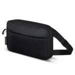URBAN WOLF Travel Sling – Anti-Theft Travel Crossbody Sling Bag for Men & Women | Water-Resistant Chest Pack, Mobile & Passport Shoulder Bag for Daily & Travel Use – Black - Image 2