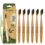 Vernam Orion Bamboo Toothbrush | Biodegradable | Soft Bristles| Plastic-Free Soft Toothbrush | Manual Toothbrush for Adults - Sustainable and Gentle Oral Care | Pack of 2 | 6 Brushes - Image 2