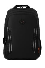 Wildcraft Dark Edition 45 L Premium Laptop Backpack for Men & Women | Fits 15.6 inch Laptop | Padded Shoulder Straps, Multi Compartments, Anti-Theft Zippers | Business Travel Bag | Dark Black - Image 2