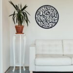 ZAM Crafts Frame for Home Islamic 3D Wall Painting Black Shining Wood Wall Art | Islamic Ramadan Wall Decorations | Arabic Calligraphy (12 inch x 12 inch) - Image 2