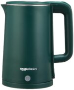 amazon basics 1.5 Liter Cool Touch Electric Kettle| 1350 Watt|Stainless Steel Body|Auto Cut-Off|Triple Safety Protection(Green) - Image 2