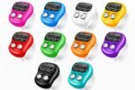 10 PCS Digital Finger Counter with Adjustable Strap & LCD Display | Electronic Hand Tally Counter with Reset Button for Japa, Chanting, Meditation, Prayer, Sports, Golf, Knitting & Score Tracking