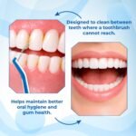 ICPA Interdental Manual Thermoseal Proxa Narrow Space Brush For Adult | Dental Brush | Easy Cleaning between teeth (Multicolor, Pack of 2) - Image 4