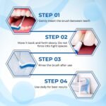 ICPA Interdental Manual Thermoseal Proxa Narrow Space Brush For Adult | Dental Brush | Easy Cleaning between teeth (Multicolor, Pack of 2) - Image 5