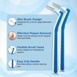 ICPA Interdental Manual Thermoseal Proxa Narrow Space Brush For Adult | Dental Brush | Easy Cleaning between teeth (Multicolor, Pack of 2) - Image 7