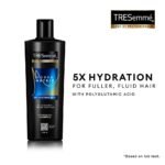 TRESemme Hydra Matrix Hydrating Shampoo 340ml with Polyglutamic Acid for 100H of Fluid Hair | Paraben Free Shampoo for Dry Hair & Scalp | Hard Water Detox - Image 3