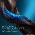 TRESemme Hydra Matrix Hydrating Shampoo 340ml with Polyglutamic Acid for 100H of Fluid Hair | Paraben Free Shampoo for Dry Hair & Scalp | Hard Water Detox - Image 8